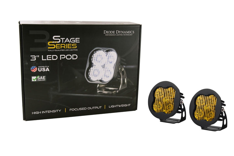 2007-2014 Ford F150 Diode Dynamics SS3 fog light kit SAE/DOT LED Pod (Pair)