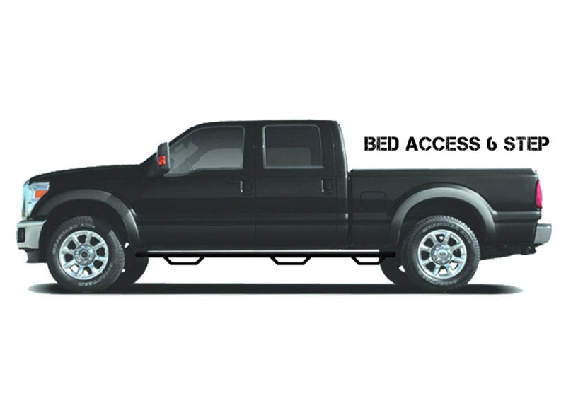 N-Fab Nerf Step 10-17 Dodge Ram 1500 Crew Cab 6.4ft Bed - Gloss Black - Bed  Access - 3in - Eastern Shore Retros