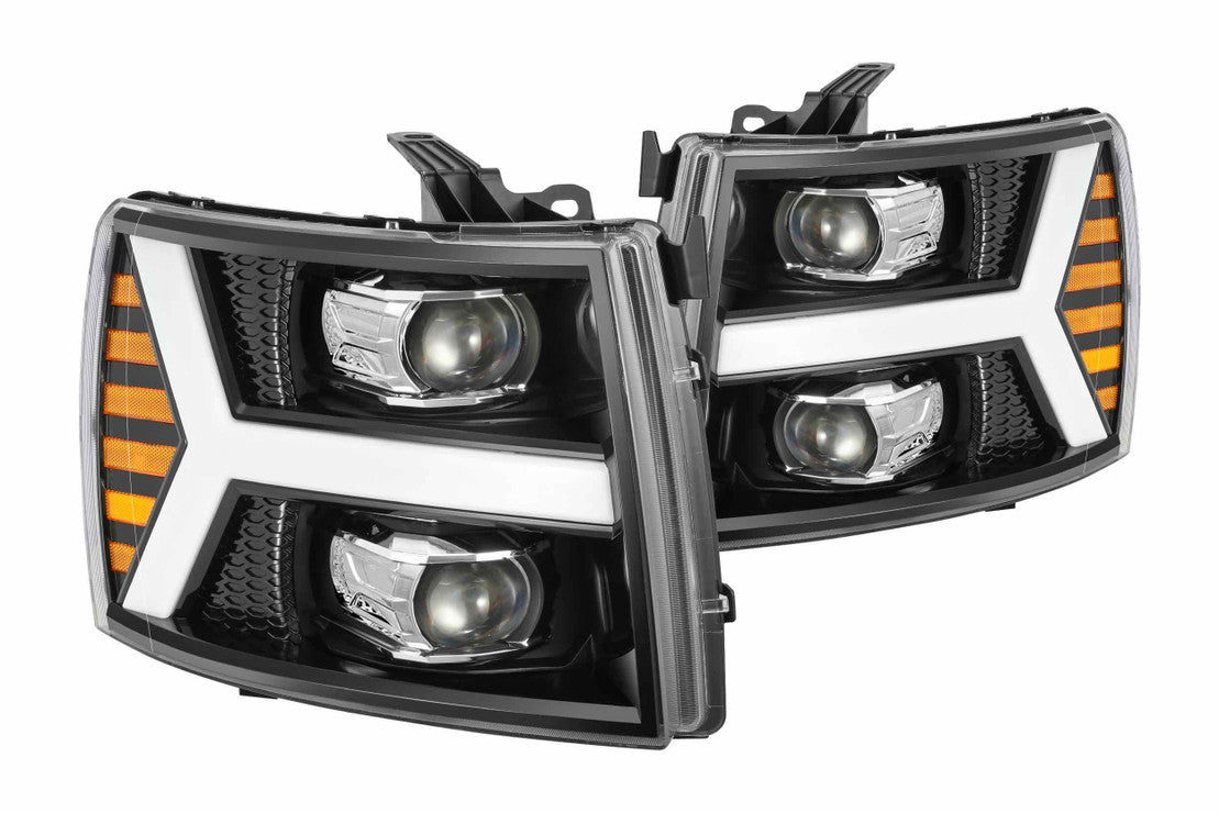 CHEVY SILVERADO 1500 (07-13): ALPHAREX PRO HEADLIGHTS - Eastern