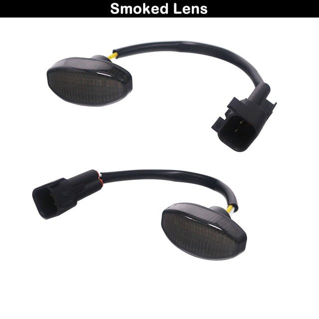 Smoked Lens Amber LED Front Side Marker Running Lights For 2010-2014 Ford Raptor - Eastern Shore Retros