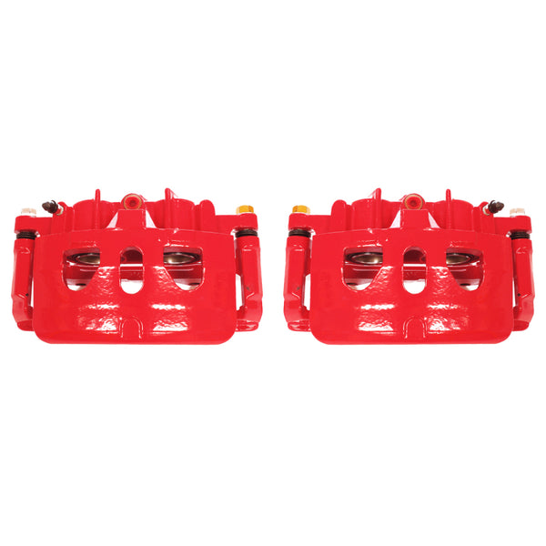 Power Stop 13-17 Ford Explorer Front Red Calipers w/Brackets - Pair