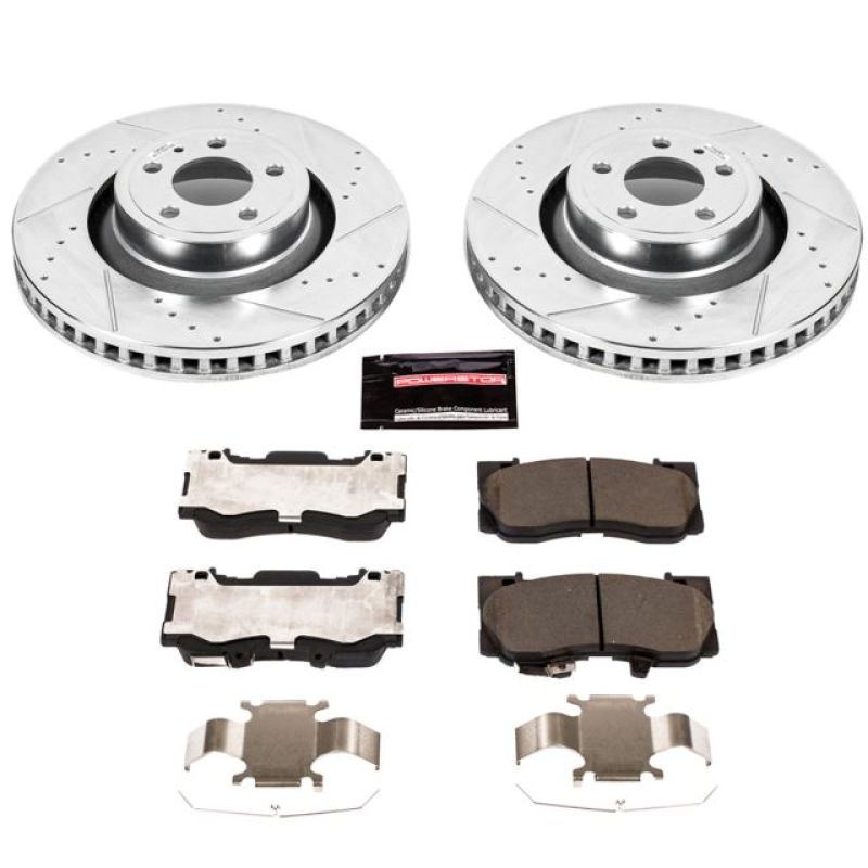 Power Stop 15-19 Ford Mustang Front Z23 Evolution Sport Brake Kit