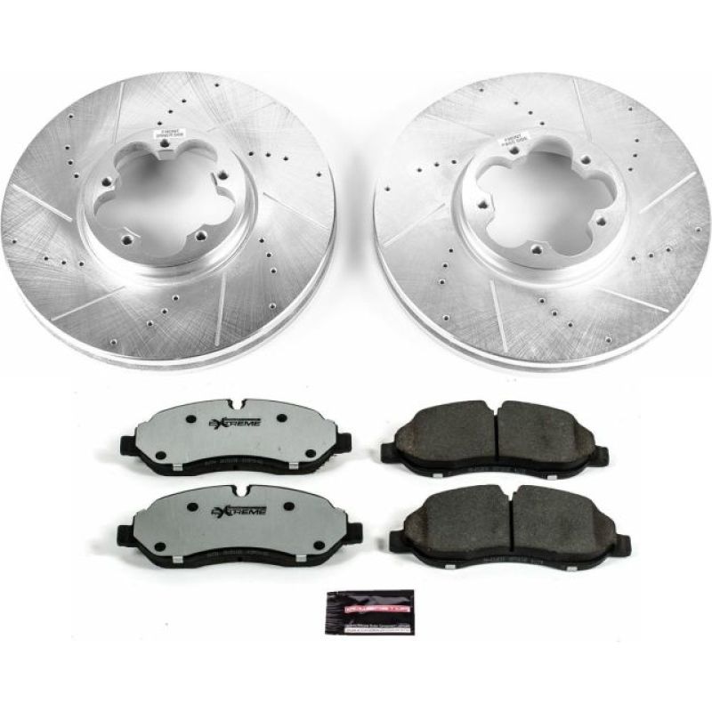 Power Stop 15-19 Ford Transit-150 Front Z36 Truck & Tow Brake Kit