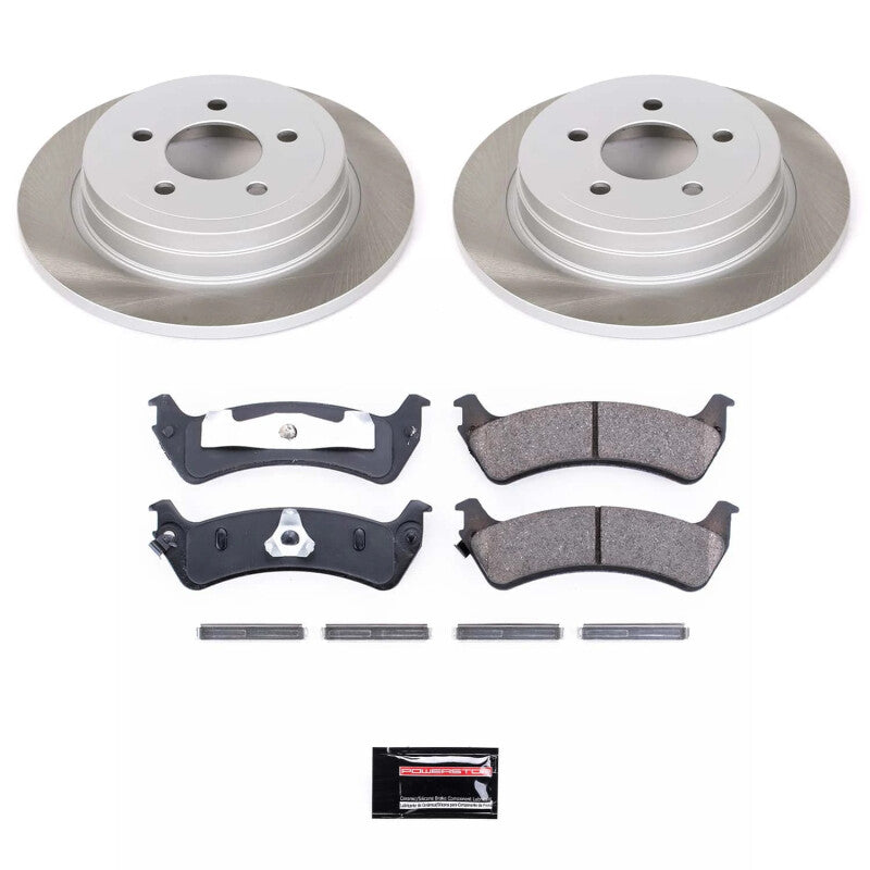 Power Stop 2003 Ford Explorer Sport Rear Semi-Coated Rotor Kit