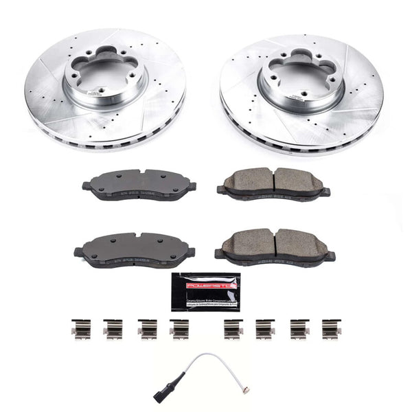 Power Stop 20-22 Ford Transit-350 HD Front Z23 Evolution Brake Kit