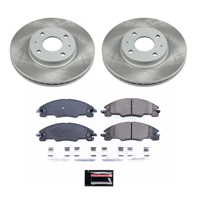 Power Stop 08-11 Ford Focus Front Semi-Coated Rotor Kit