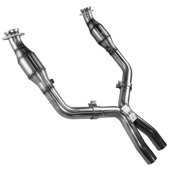 Kooks 05-10 Ford Mustang GT 4.6L 3V Auto/Manual 3in x 2 1/2in OEM Cat X Pipe Kooks HDR Req