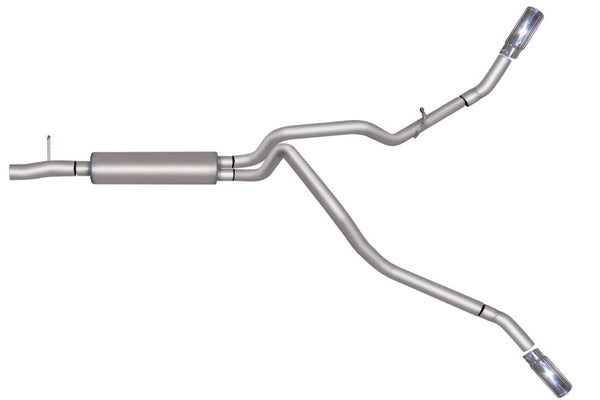 Gibson 05-06 Ford F-250 Super Duty XL 6.8L 2.5in Cat-Back Dual Extreme Exhaust - Aluminized
