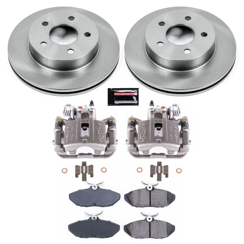 Power Stop 93-97 Ford Thunderbird Rear Autospecialty Brake Kit w/Calipers