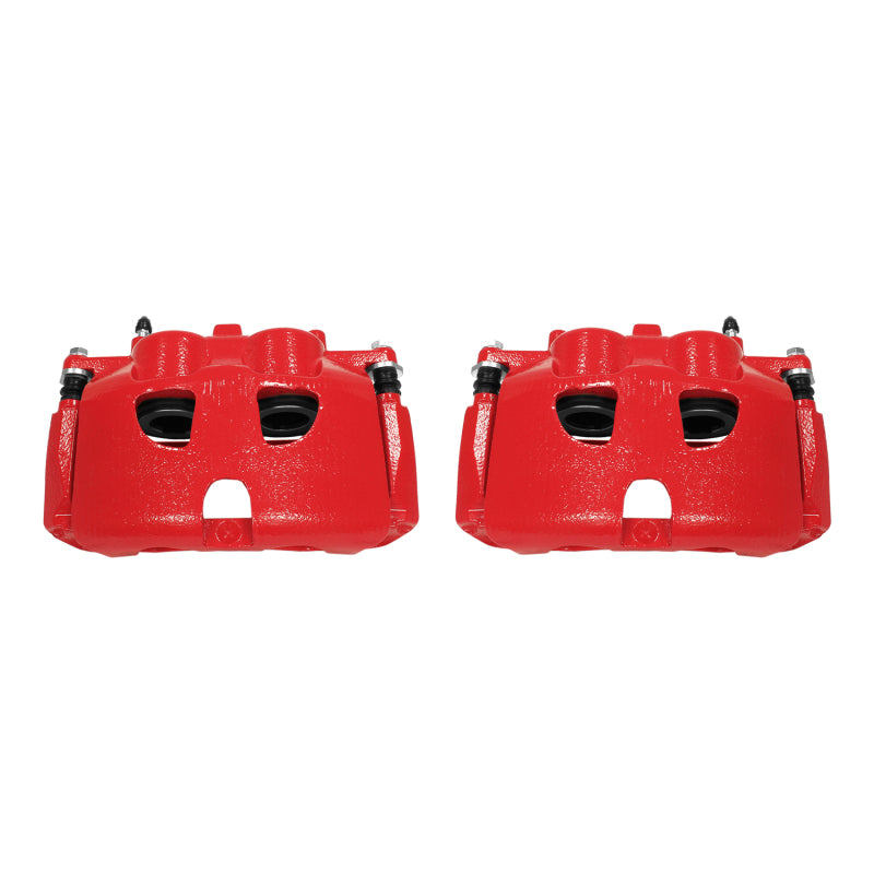 Power Stop 10-17 Ford Expedition Front Red Calipers w/Brackets - Pair