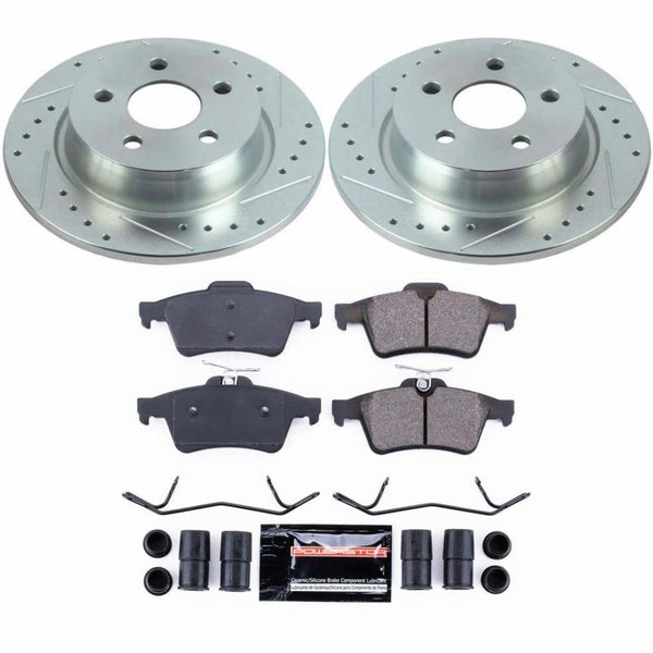 Power Stop 18-19 Ford Transit Connect Rear Z23 Evolution Sport Brake Kit