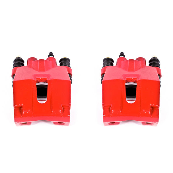 Power Stop 04-11 Ford F-150 Rear Red Calipers w/o Brackets - Pair