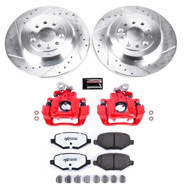 Power Stop 2009 Ford Flex Rear Z36 Truck & Tow Brake Kit w/Calipers