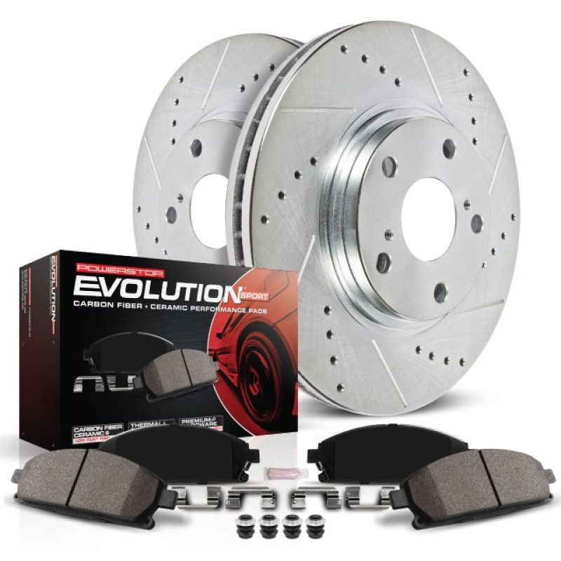 Power Stop 2018 Ford Expedition Rear Z23 Evolution Sport Brake Kit