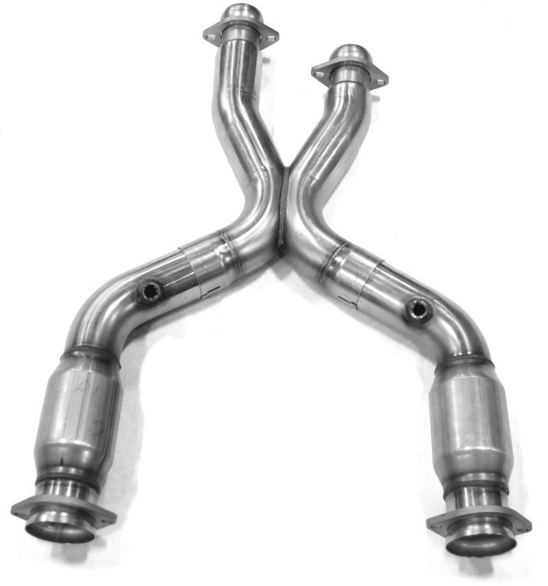 Kooks 96-04 Ford Mustang SVT Cobra Mach 1 SVT Cobra 1-5/8 x 1-3/4 x 3 4V Header & Catted X-Pipe Kit