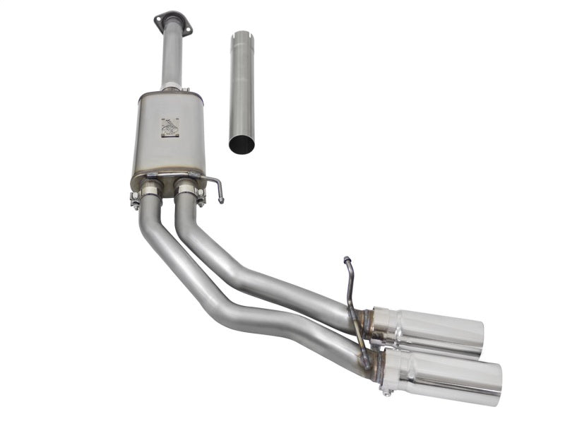 aFe Rebel Exhausts 3in SS Cat-Back 15-16 Ford F-150 EcoBoost V6 2.7/3.5L V8 5.0L w/ Polished Tips