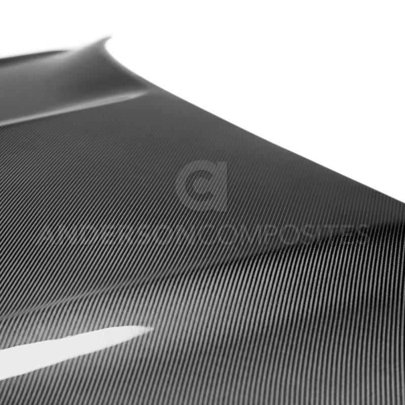 Anderson Composites 2015-2017 Ford Mustang Shelby GT350 Double Sided Carbon Fiber Hood