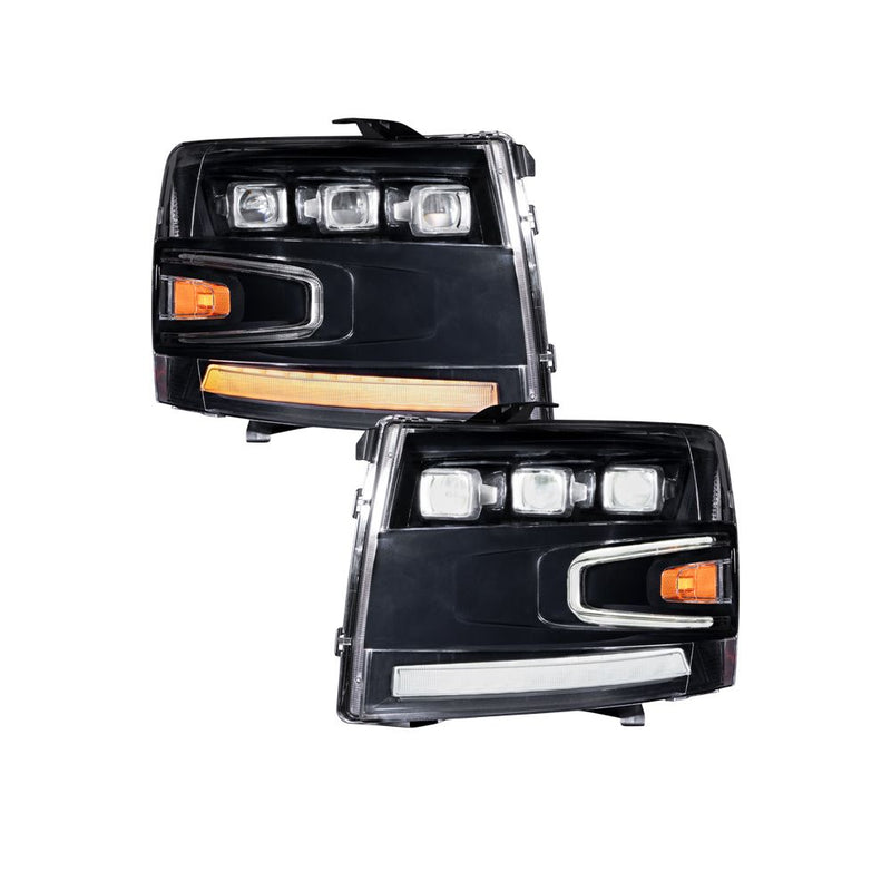 2007-2013 Chevrolet Silverado LED Projector Headlights (pair) - Eastern Shore Retros