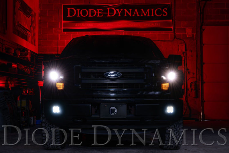 2007-2014 Ford F150 Diode Dynamics SS3 fog light kit SAE/DOT LED Pod (Pair) - Eastern Shore Retros