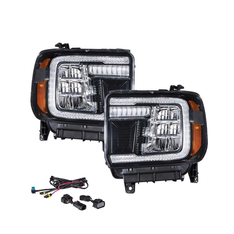 2015-2019 GMC Sierra 2500/3500 LED Reflector Headlights (pair) - Eastern Shore Retros