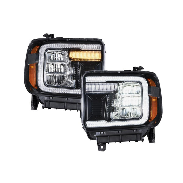 2015-2019 GMC Sierra 2500/3500 LED Reflector Headlights (pair) - Eastern Shore Retros