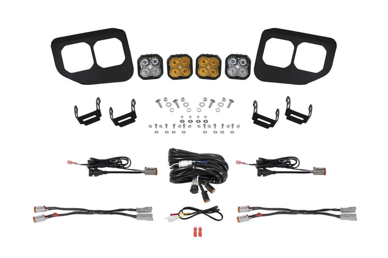 2020-2022 Ford Super Duty Diode Dynamics Dual SS3 fog light kit SAE/DOT - Eastern Shore Retros