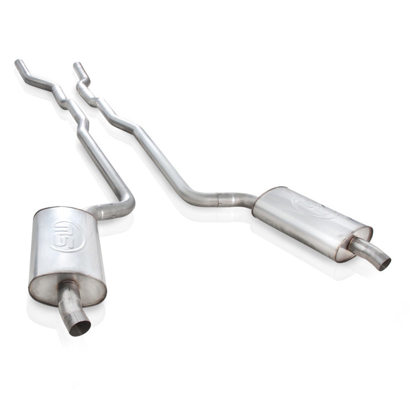 Stainless Works 1973-82 Corvette Exhaust 2-1/2in Factory Style Mufflers 2-1/2in Turndowns