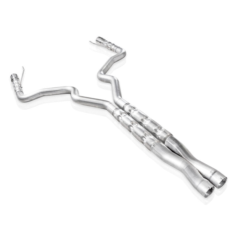 Stainless Works 2015-16 Mustang GT 3in Catback X-Pipe Retro Chambered Mufflers 3in Cores