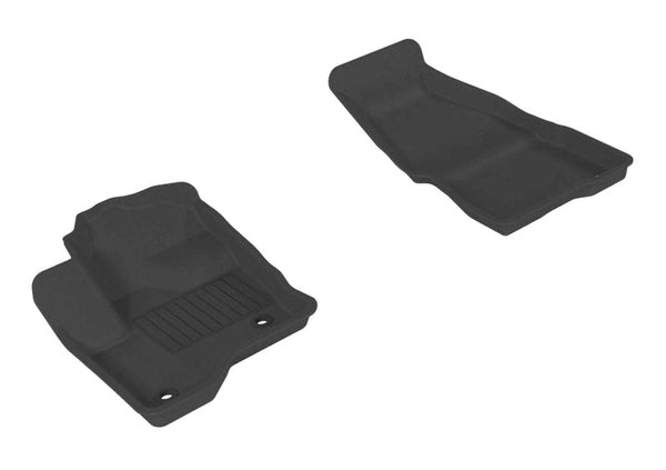 3D MAXpider 2009-2019 Ford Flex Kagu 1st Row Floormat - Black - Eastern Shore Retros