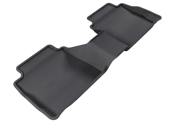 3D MAXpider 2013-2020 Ford/Lincoln Fusion/MKZ Kagu 2nd Row Floormats - Black - Eastern Shore Retros