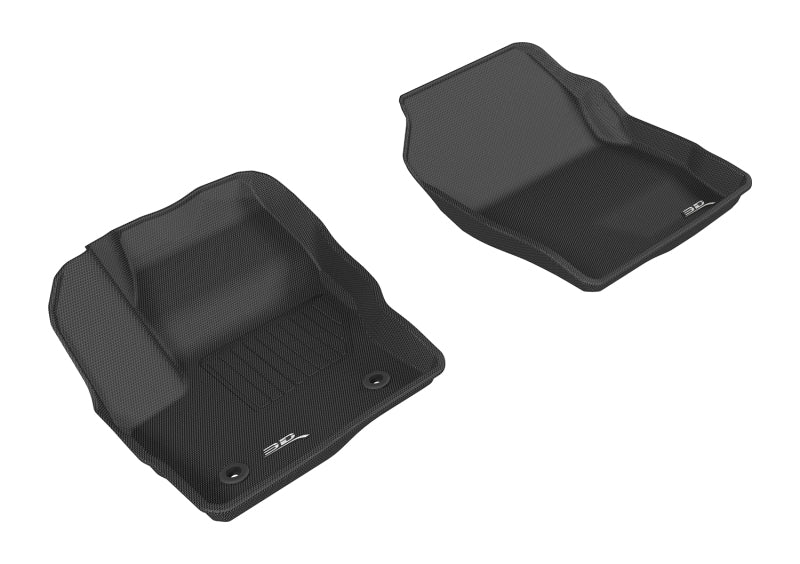 3D MAXpider 2015-2019 Ford Escape Kagu 1st Row Floormat - Black - Eastern Shore Retros