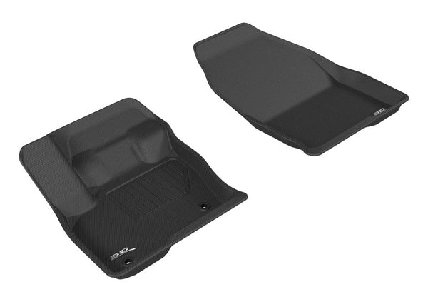 3D MAXpider 2015-2020 Ford Edge Kagu 1st Row Floormat - Black - Eastern Shore Retros