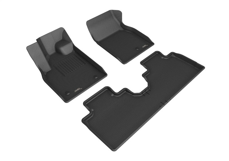 3D MAXpider 2021 Ford Mustang Mach-E Kagu 1st & 2nd Row Floormat - Black - Eastern Shore Retros