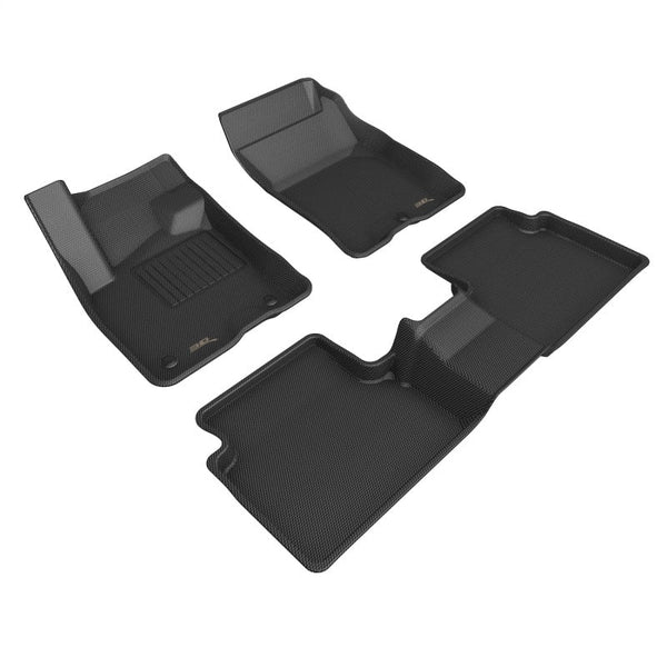 3D Maxpider 21-22 Ford Bronco Sport Kagu 1st 2nd Row - Floor Mat Set (Black) - Eastern Shore Retros