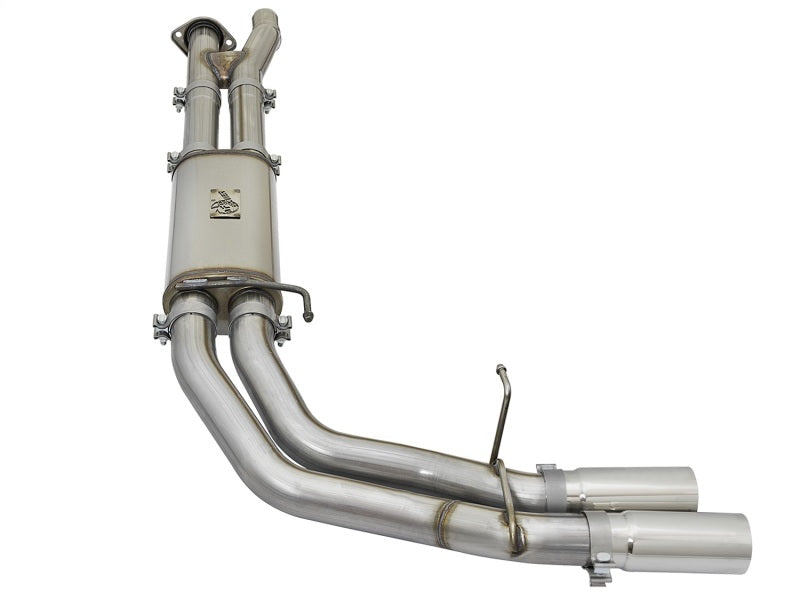 aFe POWER Rebel Series 3in 409 SS Cat Back Exhaust w/ Polished Tips 17 Ford F-150 Raptor V6-3.5L