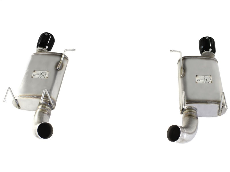 aFe MACHForce XP Exhaust 11-14 Ford Mustang GT V8-5.0L 3in. Stainless Steel Axle-Back w/Black Tips