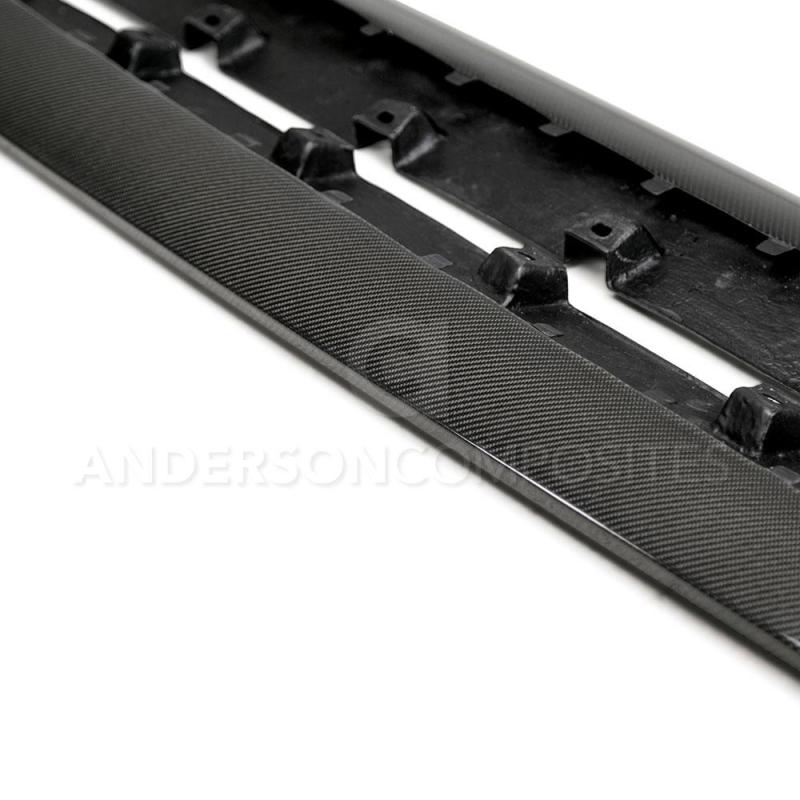 Anderson Composites 2015-2017 Ford Mustang GT350 Style Rocker Panel Splitter