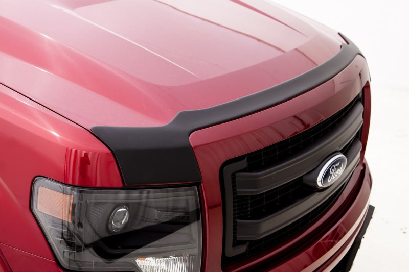 AVS 17-18 Ford F-150 Raptor Aeroskin Low Profile Hood Shield - Matte Black