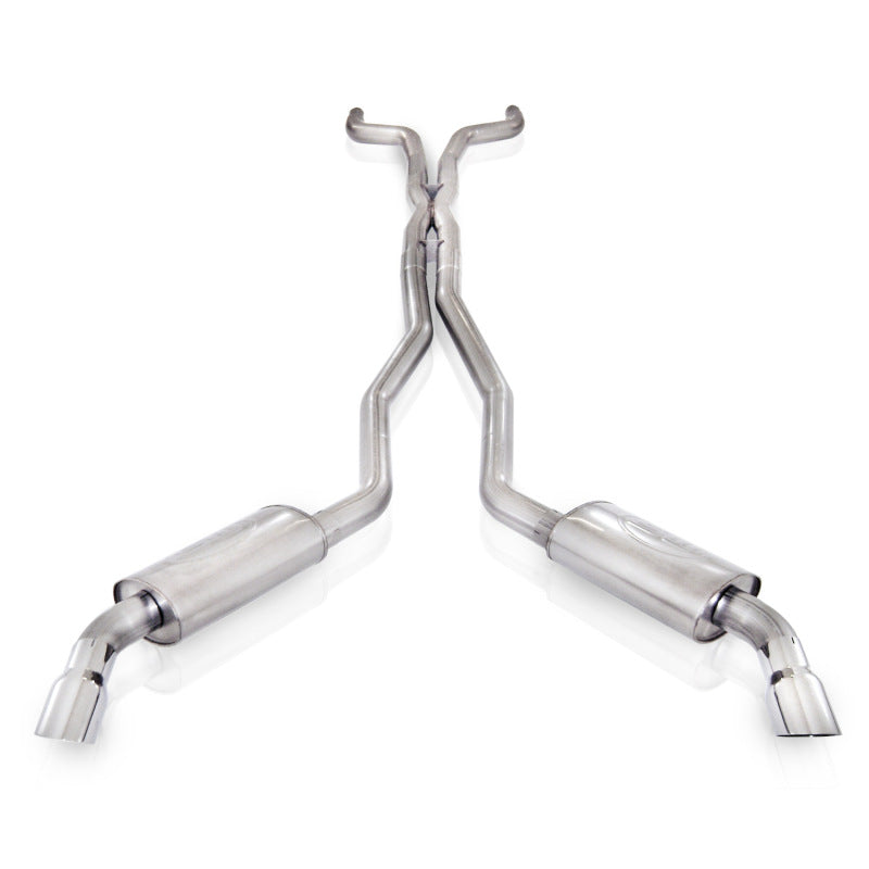 Stainless Works 2010-15 Camaro 6.2L 3in Exhaust X-Pipe S-Tube Turbo Mufflers Polished Tips