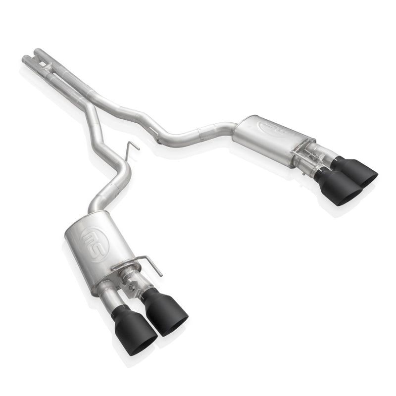 Stainless Works 2020 Ford GT500 Redline Catback H-Pipe Exhaust Factory Connect - Black Tips