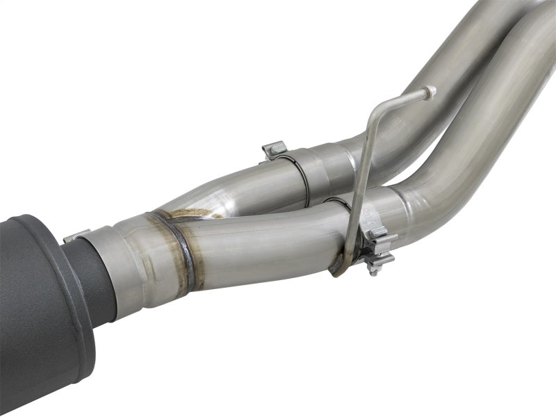 aFe MACH Force-XP Cat-Back Exhaust w/ Dual Hi-Tuck Pol Tips 17-18 Ford F-150 Raptor V6-3.5L