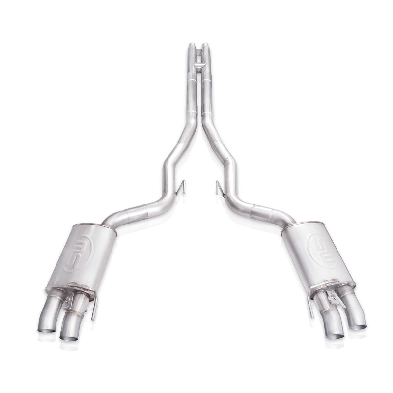 Stainless Works 2015+ Ford Shelby GT350 Redline Factory Connect H-Pipe Catback Exhaust w/Valves