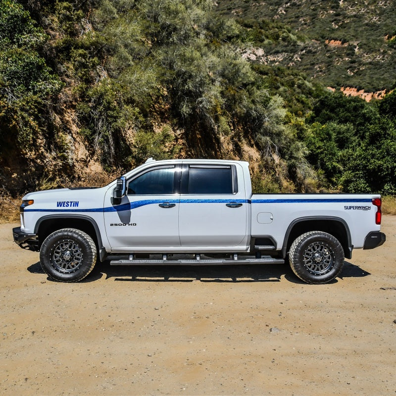 Westin 2020 Chevy Silverado 2500 Crew Cab 6.5ft Bed R5 M Series XD W2W Nerf Bars Textured Black