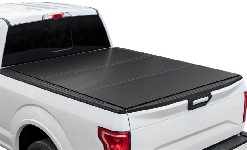 Access 2022+ Nissan Frontier 5ft Bed (w/ or w/o utili-track) LOMAX Trifold Bed Cover - Matte Black - Eastern Shore Retros