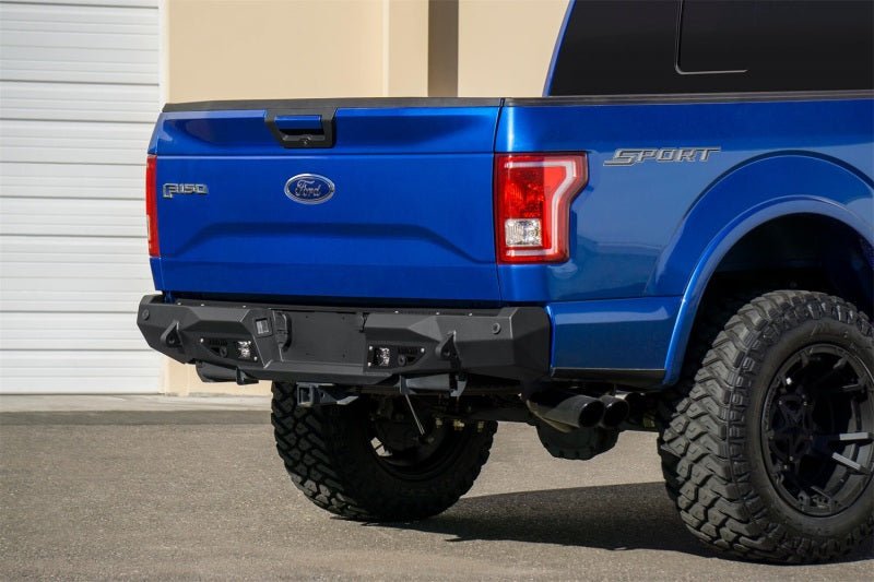 Addictive Desert Designs 15-18 Ford F-150 Stealth Fighter Rear Bumper w/ Backup Sensor Cutout - Eastern Shore Retros