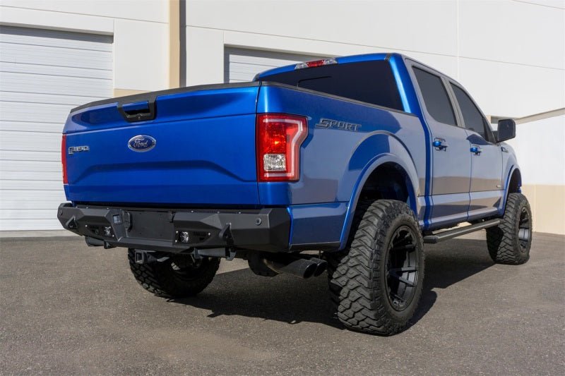 Addictive Desert Designs 15-18 Ford F-150 Stealth Fighter Rear Bumper w/ Backup Sensor Cutout - Eastern Shore Retros