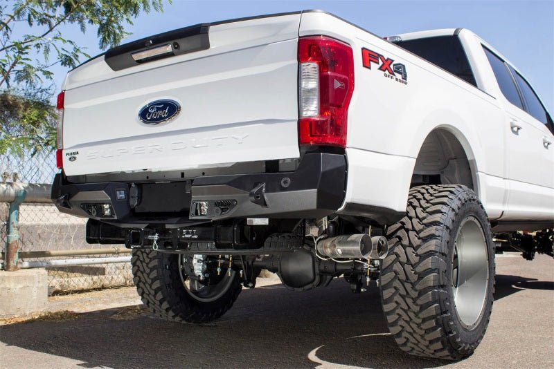 Addictive Desert Designs 17-18 Ford F-250 Raptor Stealth Fighter Rear Bumper w/ Backup Sensor Cutout - Eastern Shore Retros