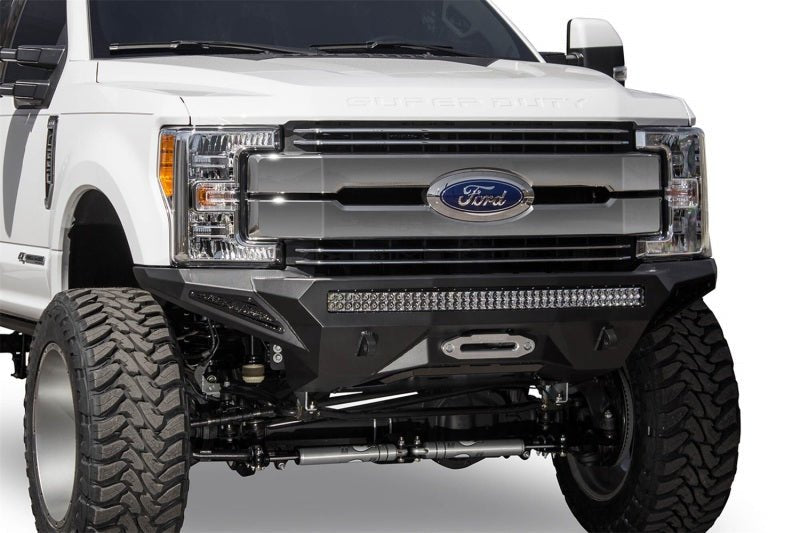 Addictive Desert Designs 17-18 Ford F-250 Super Duty Stealth Fighter Front Bumper w/ Winch Mounts - Eastern Shore Retros