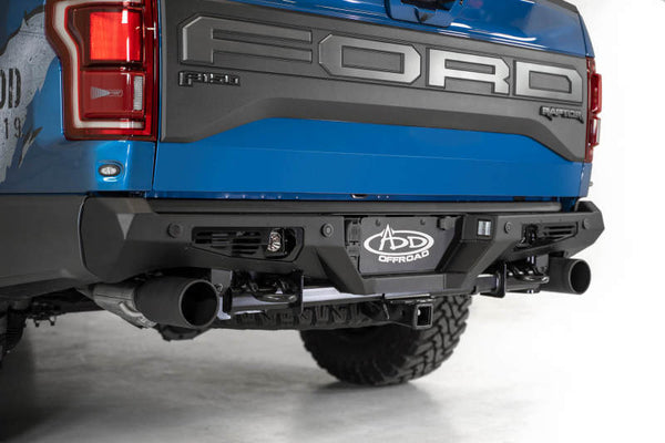 Addictive Desert Designs 17-20 Ford Raptor F-150 Bomber Rear Bumper w/ Backup Sensor Cutouts - Eastern Shore Retros