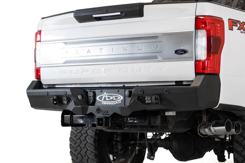 Addictive Desert Designs 17-20 Ford Super Duty Bomber HD Rear Bumper w/ Mounts For Cube Lights - Eastern Shore Retros